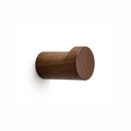 Coat rack hook knob walnut