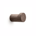 Coat rack hook knob walnut light