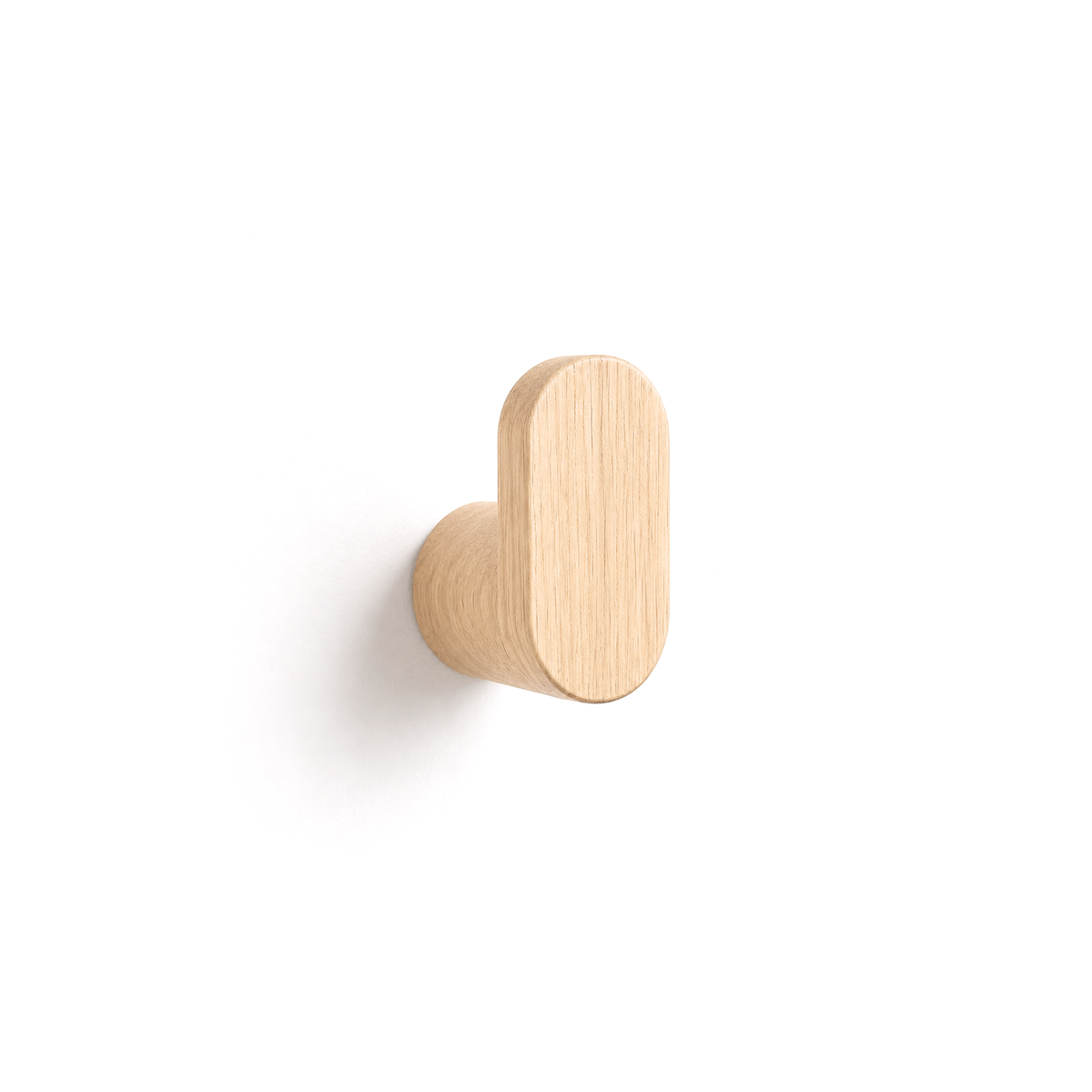 Kleiderhaken Knopf Teak