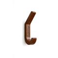 Wall hook wide walnut