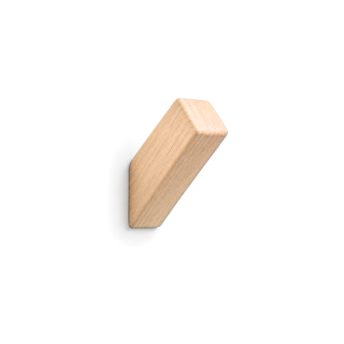 Coat hook rectangular square teak
