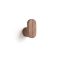 Clothes hook knob walnut light